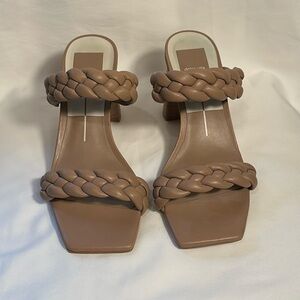 Dolce Vita taupe braided sandals size 7.5